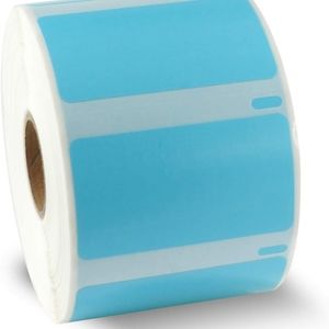 1000 DYMO Compatible (30334) labels in Cool Blue